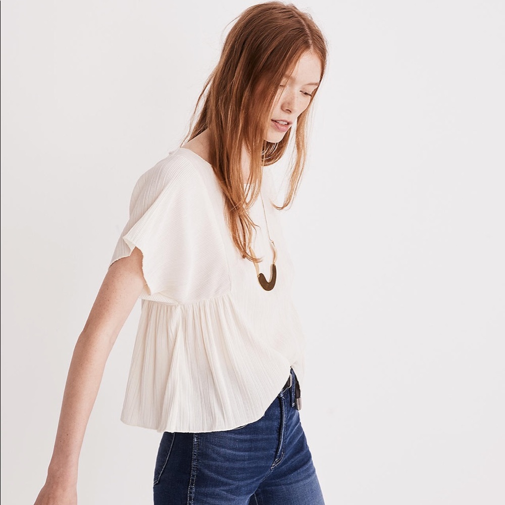 Madewell Pleated Top